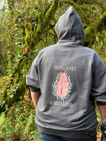 Vulva Is Not A Dirty Word Hoodie