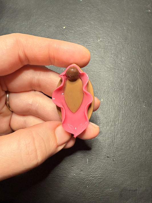 Skin Tone Vulva Earrings