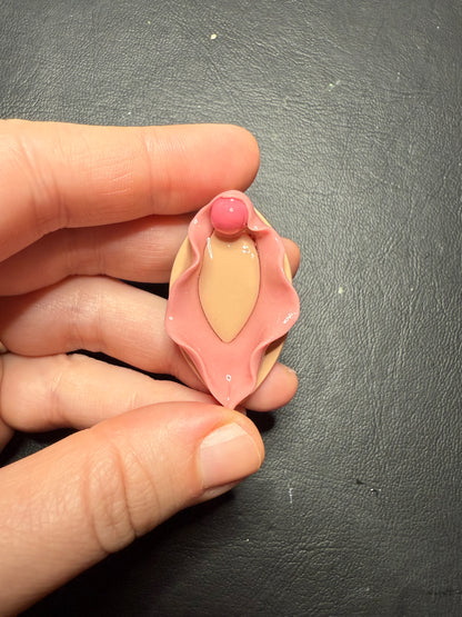 Skin Tone Vulva Earrings