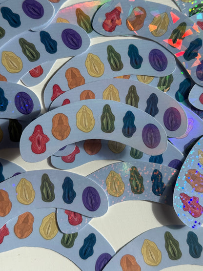 Vulva Waterbottle Stickers