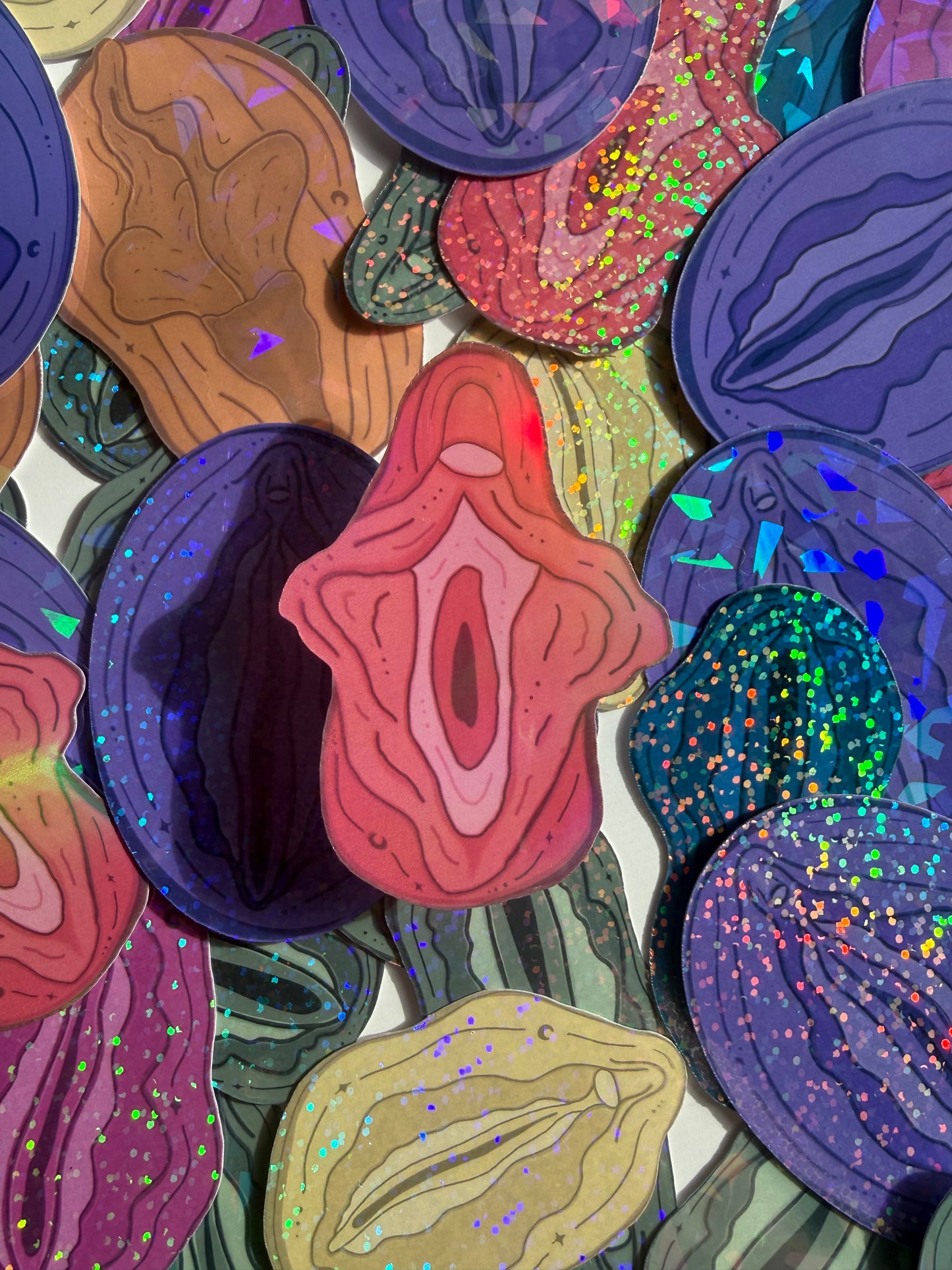 Vulva Waterbottle Stickers