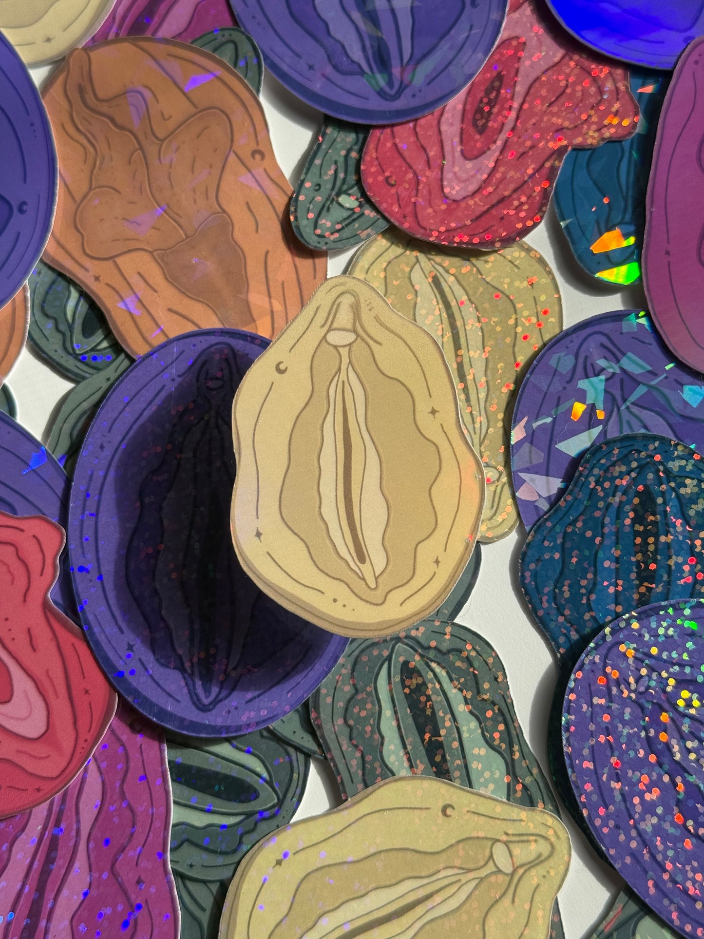 Vulva Waterbottle Stickers