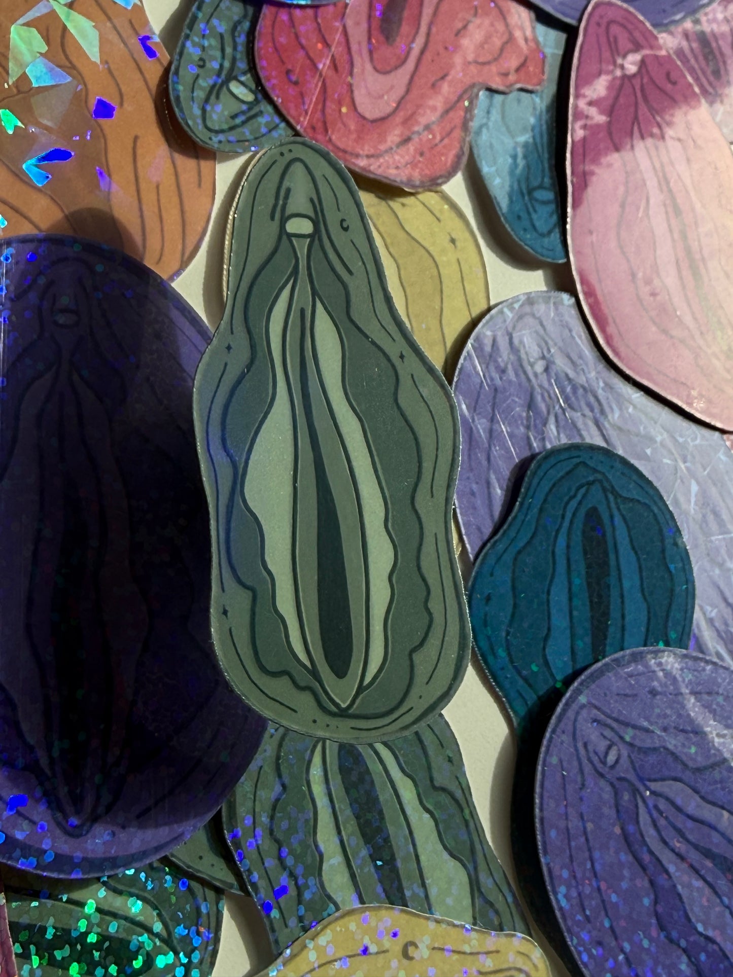 Vulva Waterbottle Stickers