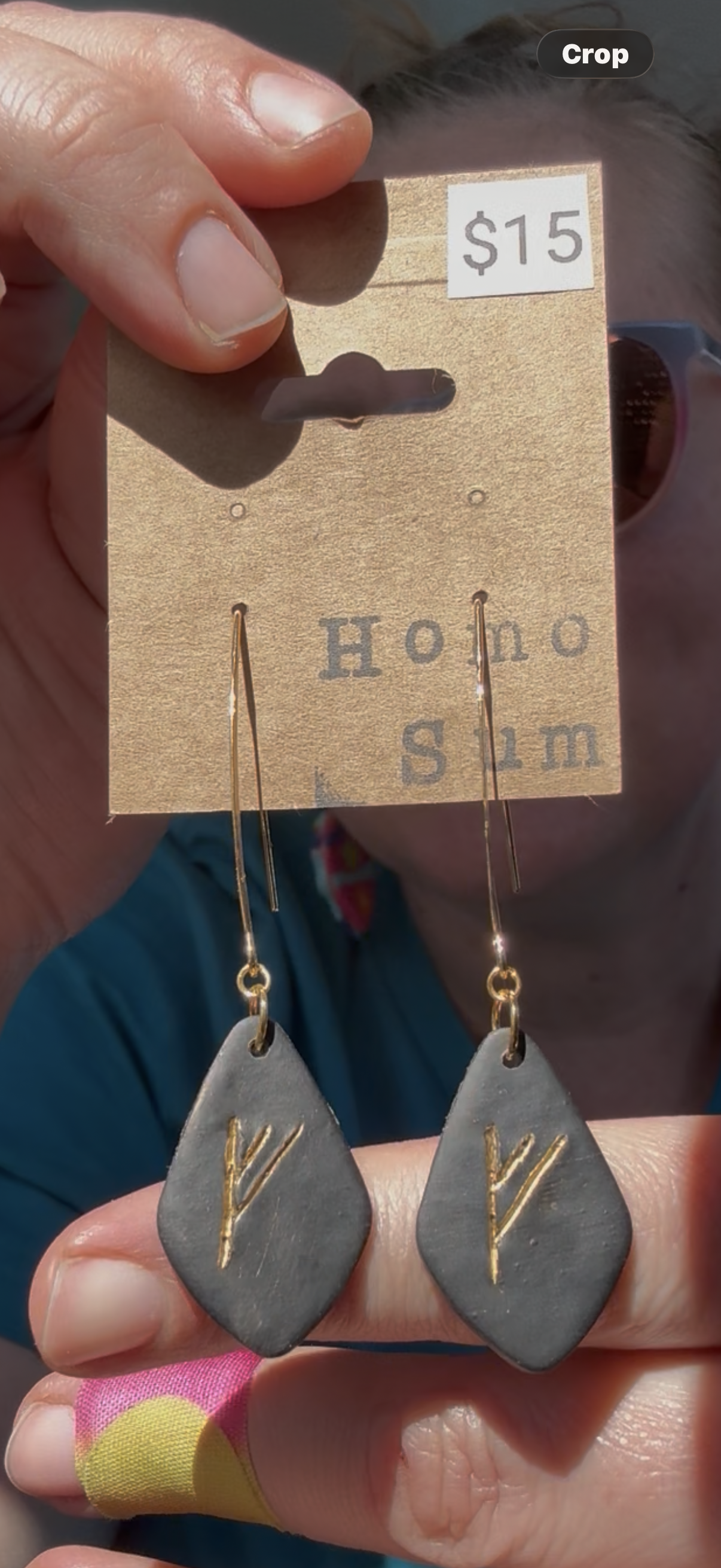 Elder Futhark Dangle Earrings