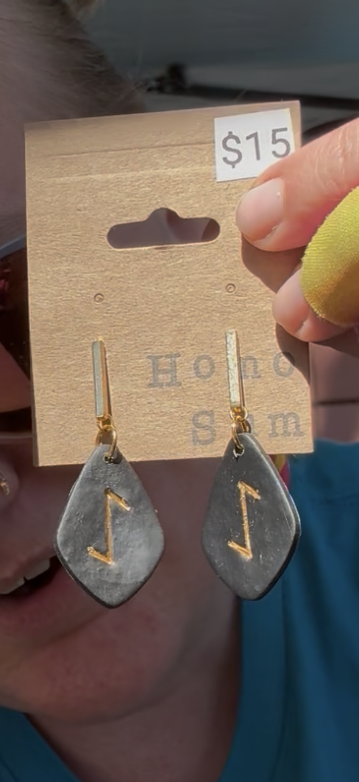 Elder Futhark Dangle Earrings
