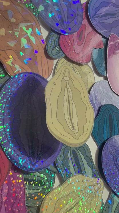 Vulva Waterbottle Stickers