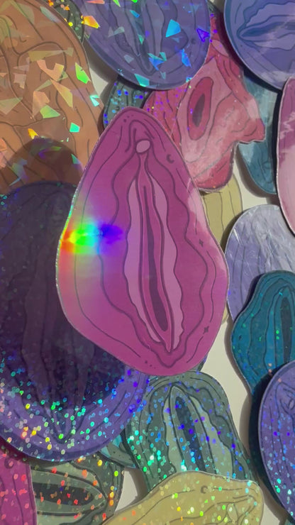 Vulva Waterbottle Stickers