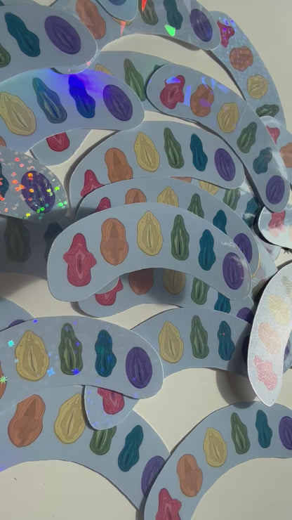 Vulva Waterbottle Stickers