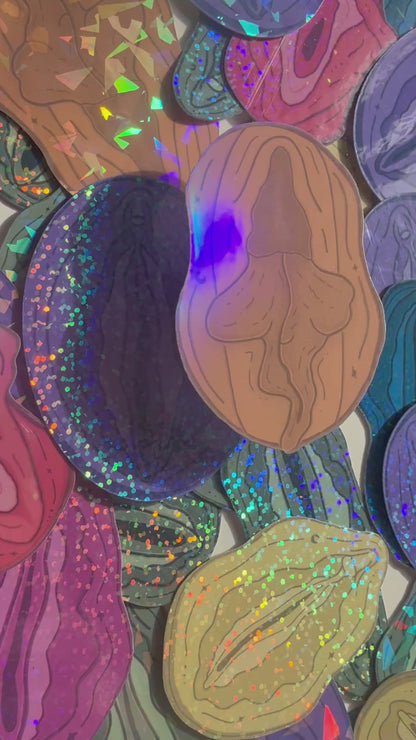 Vulva Waterbottle Stickers