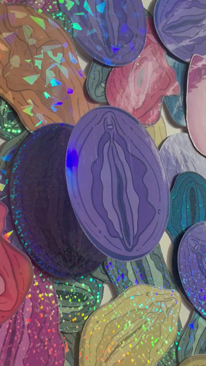 Vulva Waterbottle Stickers
